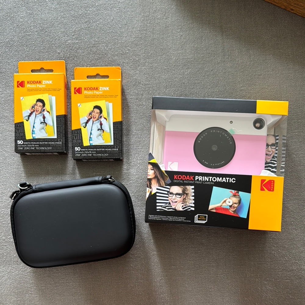 Brand New Kodak Printomatic Pink Camera